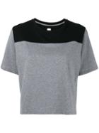 Sàpopa - Panelled T-shirt - Women - Cotton - Xs, Black, Cotton