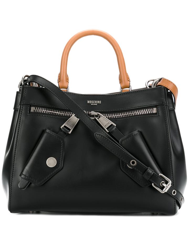 Moschino New Biker Tote Bag - Black