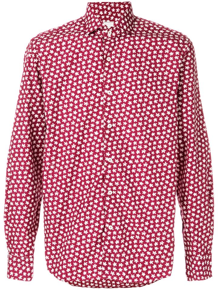 Xacus Floral Print Shirt - Pink & Purple