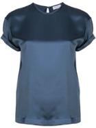 Brunello Cucinelli Short-sleeved Blouse - Blue
