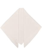 Cashmere In Love Bea Triangle Scarf - White