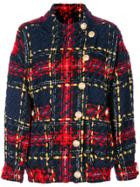 Balmain Tweed Bomber Jacket - Multicolour