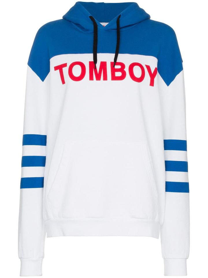 Filles A Papa Tomboy Bob Cotton Hoodie - White