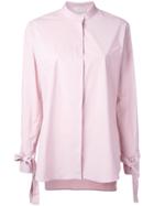 Erika Cavallini Laced Cuffs Shirt - Pink & Purple