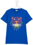 Kenzo Kids Print T-shirt, Boy's, Size: 14 Yrs, Blue