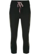The Upside Camouflage Side Stripes Leggings - Black