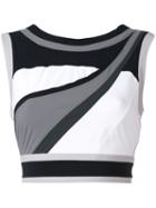 No Ka' Oi - Sports Crop Top - Women - Polyamide/spandex/elastane - M, White
