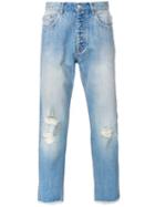 Myne Distressed Jeans, Men's, Size: Large, Blue, Cotton