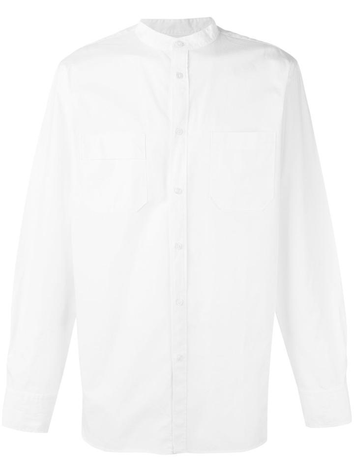 Universal Works Stoke Shirt, Men's, Size: Large, White, Cotton