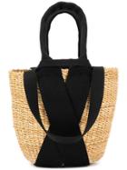 Muun Mini Woven Strap Bag - Brown