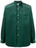 Comme Des Garçons Shirt Slim-fit Corduroy Shirt - Green