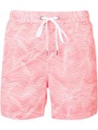 Onia 'charles' Swim Shorts, Men's, Size: Xl, Pink/purple, Polyester