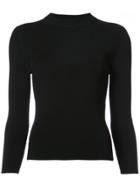 Brock Collection Long Sleeved Knitted Top - Black