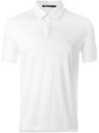 T By Alexander Wang Classic Polo Shirt, Men's, Size: Small, White, Cotton/polyester/spandex/elastane