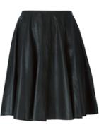 A.f.vandevorst 152 Silva Skirt, Women's, Size: 38, Black, Goat Skin