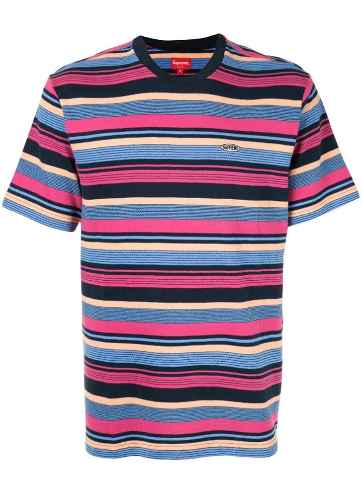 Supreme Multi Stripe Ss Top - Multicolour