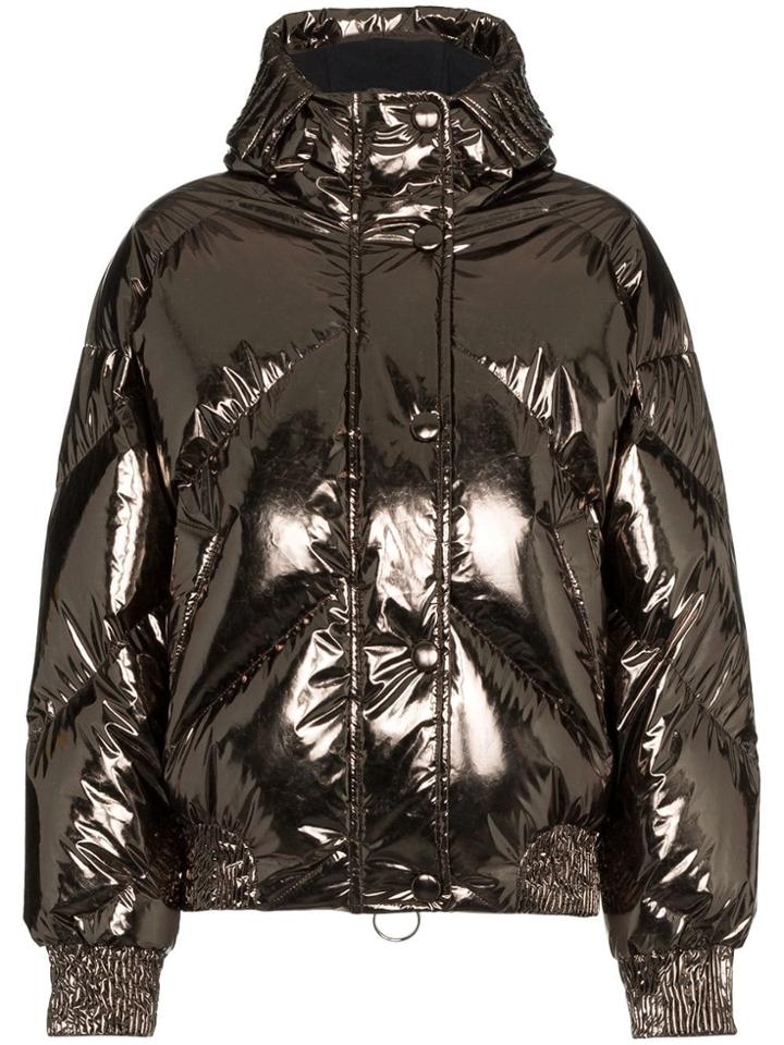 Ienki Ienki Dunlop Foil Puffer Jacket - Metallic