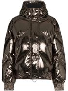 Ienki Ienki Dunlop Foil Puffer Jacket - Metallic