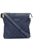 Gucci Pre-owned Gg Pattern Crossbody Bag - Blue