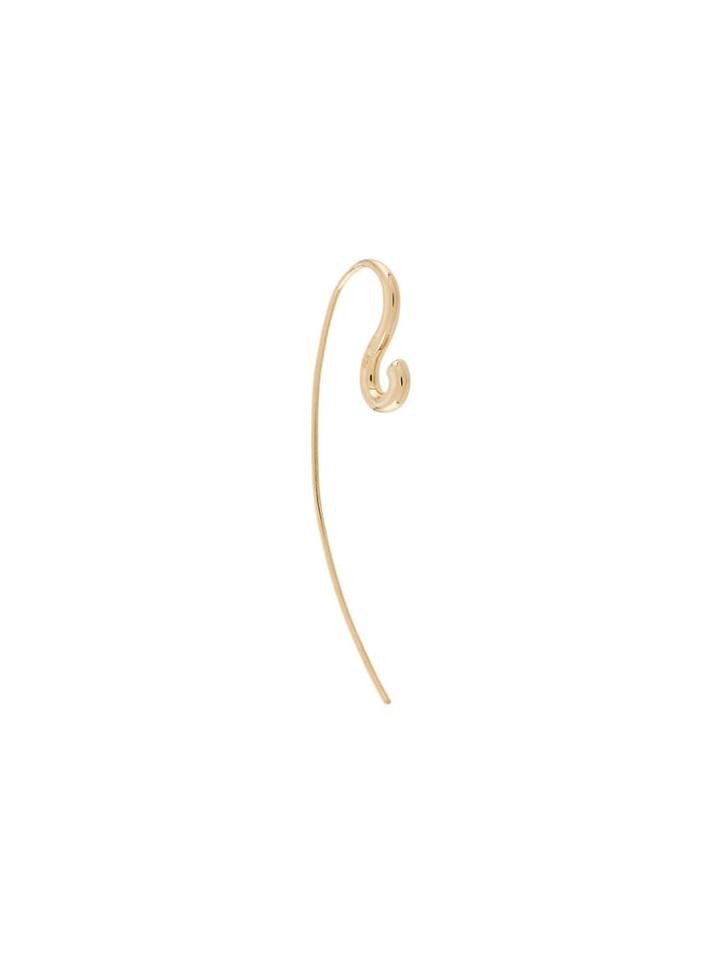 Charlotte Chesnais Curved Hook Drop Earring - Gold