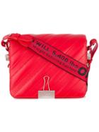Off-white Diag Padded Flap Bag - Red