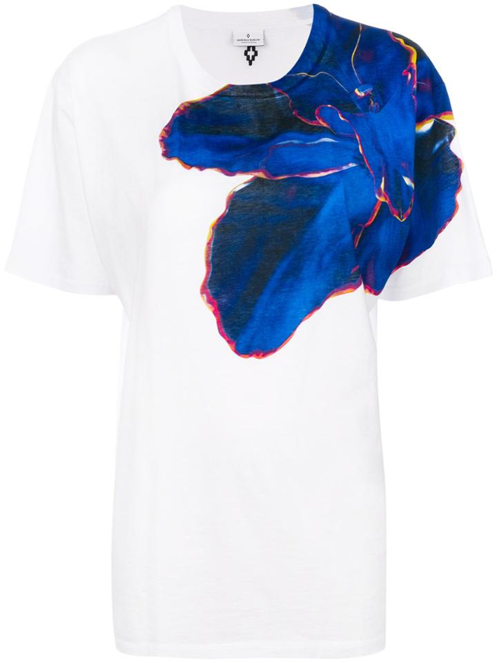 Marcelo Burlon County Of Milan Floral Print T-shirt - White