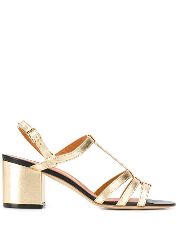 Via Roma 15 Strappy Sandals - Gold