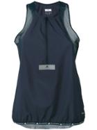 Adidas By Stella Mccartney Half Zip Tank Top - Blue