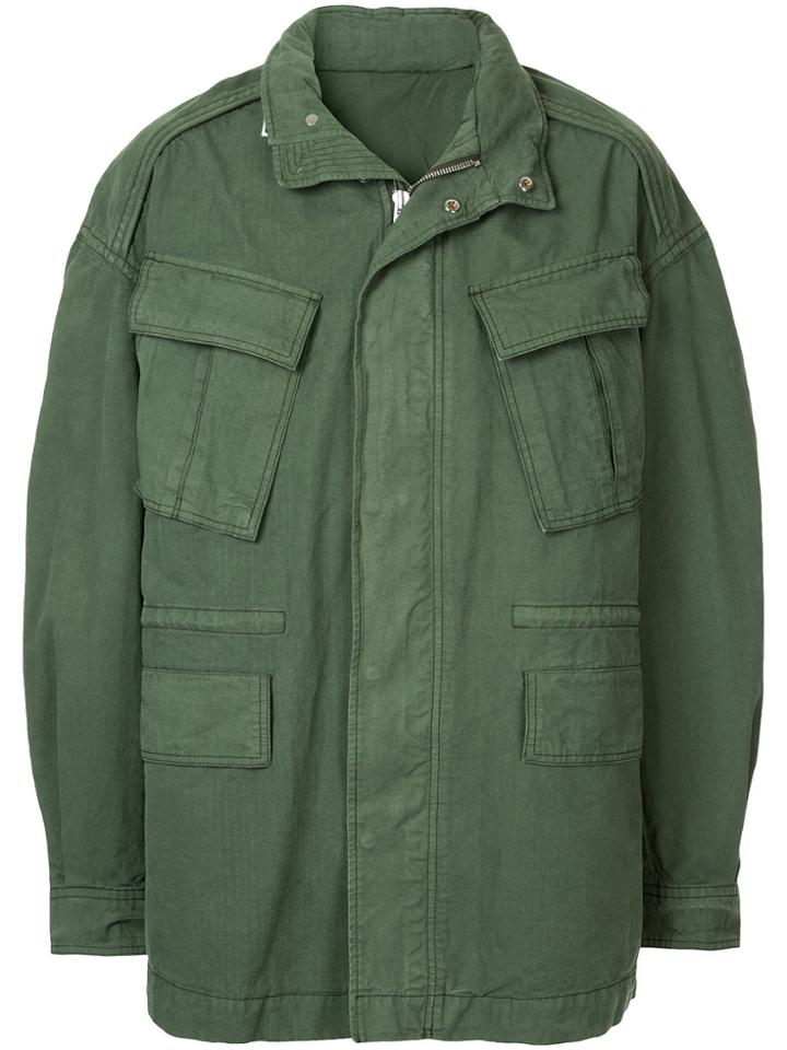 Juun.j Military Jacket - Green