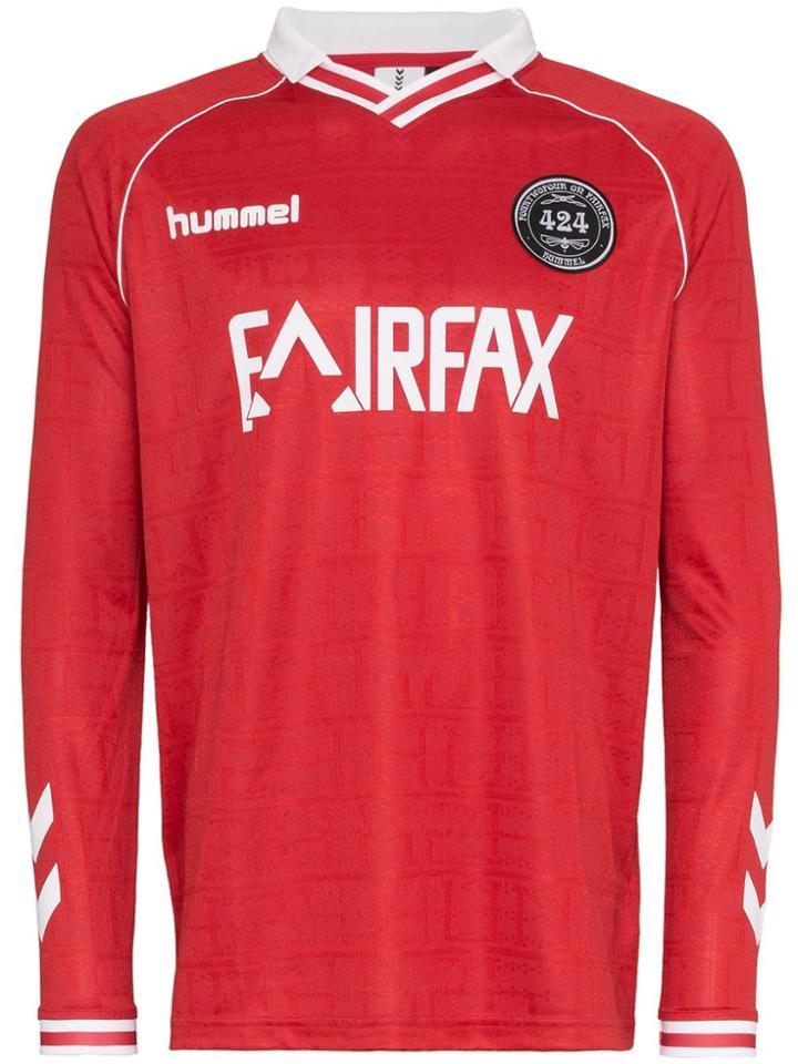 424 424 X Hummel Fairfax Ftbl Ls Tee Red