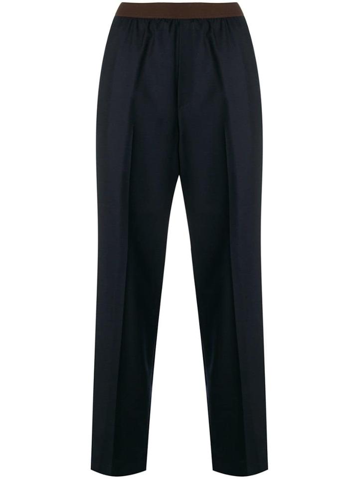 Kolor Embellished Band Trousers - Blue