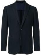 Tonello Fitted Tailored Blazer - Blue
