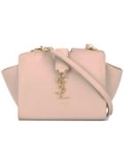 Saint Laurent - Toy Ysl Cabas Crossbody Bag - Women - Calf Leather - One Size, Women's, Pink/purple, Calf Leather