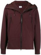 Cp Company Hooded Zip-up Jacket - Red