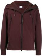 Cp Company Hooded Zip-up Jacket - Red