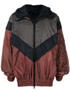 Juun.j Oversized Retro Stripe Jacket - Multicolour