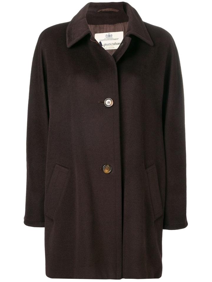 A.n.g.e.l.o. Vintage Cult Single Breasted Coat - Brown