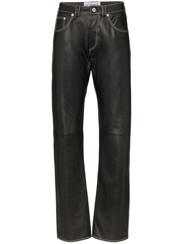 Loewe Straight-leg Trousers - Black