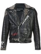 Enfants Riches Déprimés Studded Biker Jacket - Black