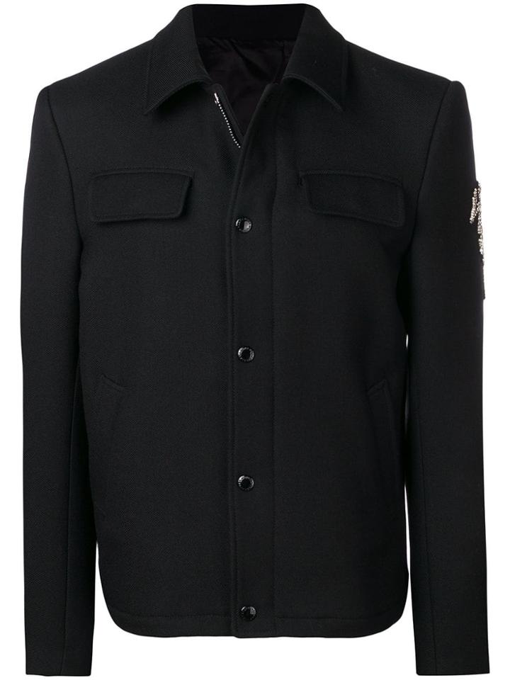 Alexander Mcqueen Crawling Skelleton Jacket - Black