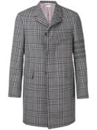 Thom Browne 4-bar Prince Of Wales Chesterfield - Grey