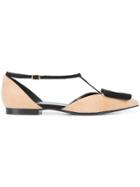 Pierre Hardy Obi Ballerina Shoes - Nude & Neutrals