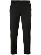 Twin-set - Cropped Trousers - Women - Polyester/spandex/elastane/viscose - 40, Black, Polyester/spandex/elastane/viscose