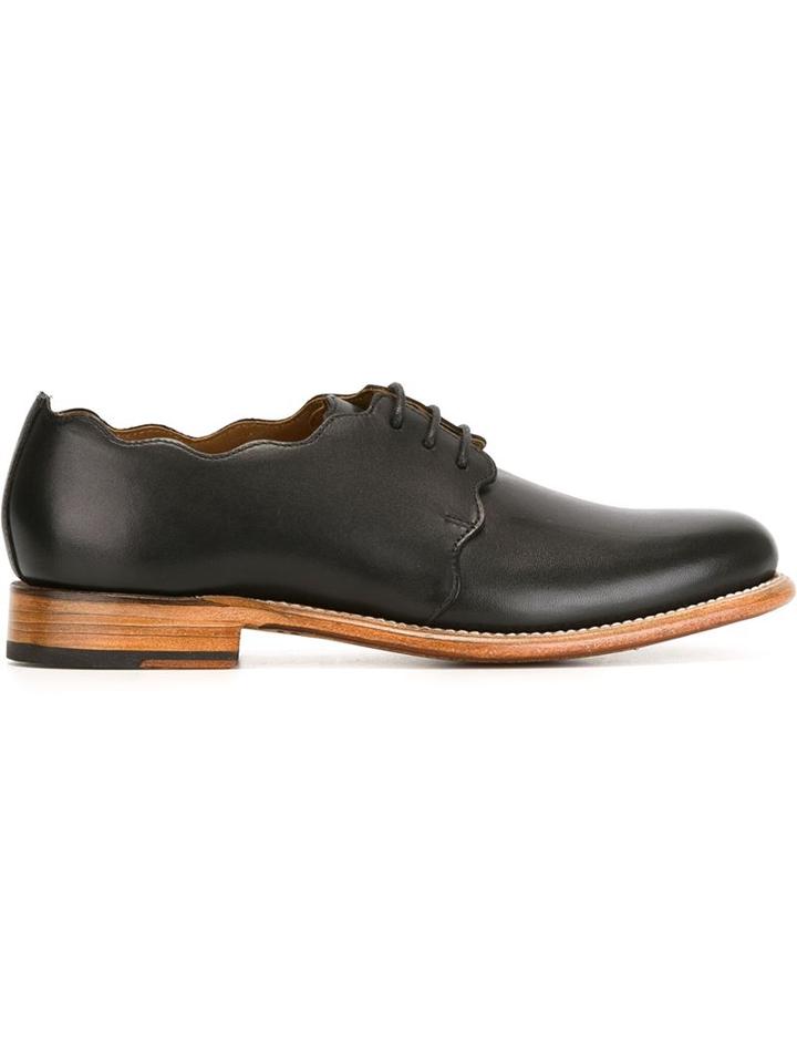 Grenson Dulcie Lace-up Shoes, Women's, Size: 6.5, Black, Calf Leather/leather
