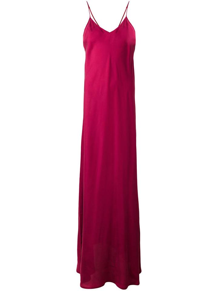 Mes Demoiselles - Maxi Dress - Women - Silk - 36, Red, Silk