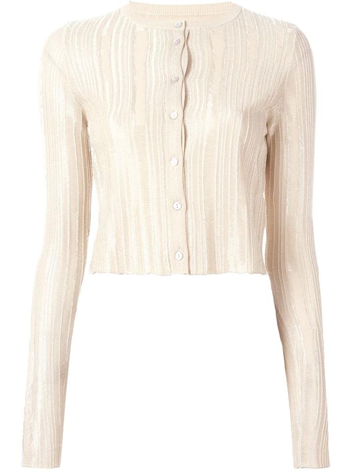 Maison Margiela Frayed Cardigan
