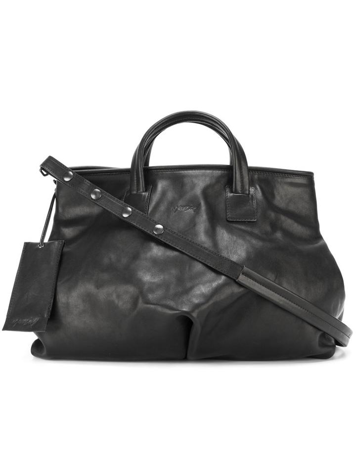 Marsèll - Logo Embossed Tote Bag - Women - Calf Leather - One Size, Women's, Black, Calf Leather