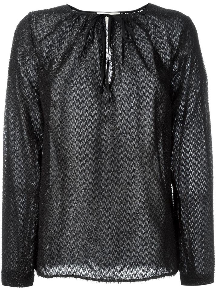 Michael Michael Kors Neck Tie Blouse