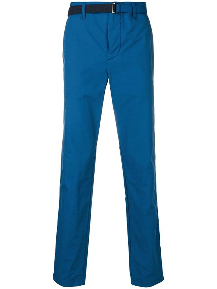 Sacai Slim-fit Trousers - Blue