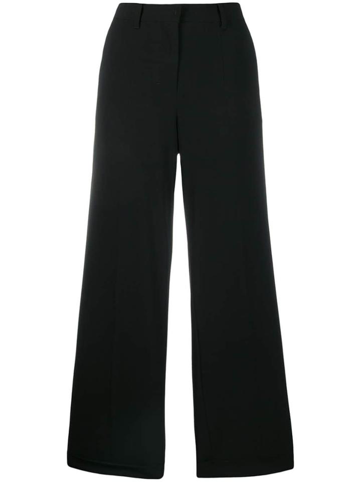 Max Mara Cropped Vertigo Trousers - Black